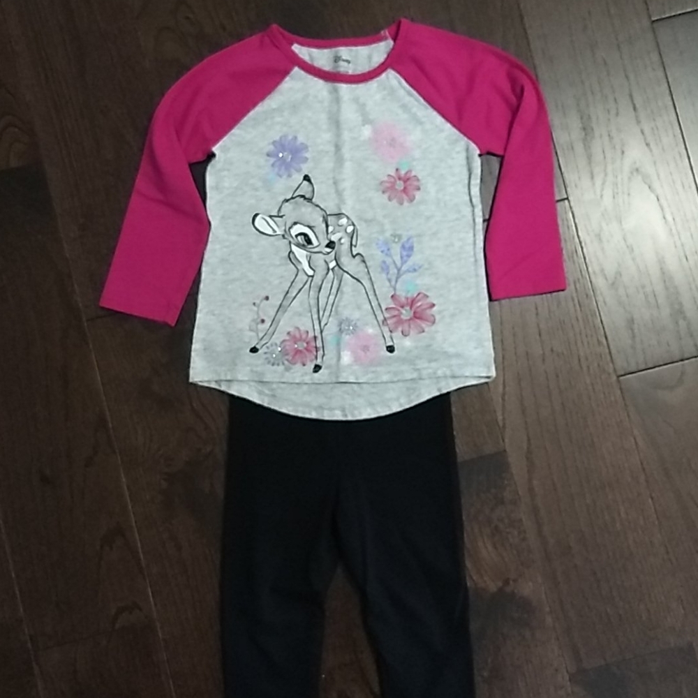 Bambi Shirt & Leggings - Size 3T
